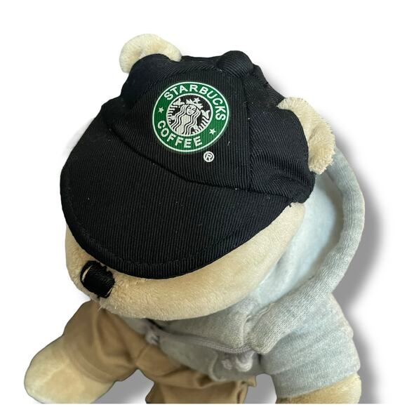 Starbucks Plush Boston Bearista Coffee Stuffed Animal Nursery Decor Gift 11" - Picture 7 of 13